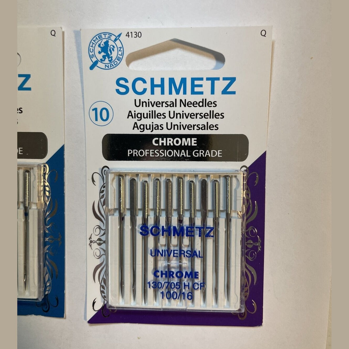 (4) Euro-Notions Schmetz Chrome Universal Machine Needles-Size Combo