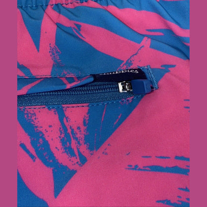 $70 Chubbies The Palm Springers 5.5" Inseam Swim Trunks-Pink/Blue-XLarge-New Tag