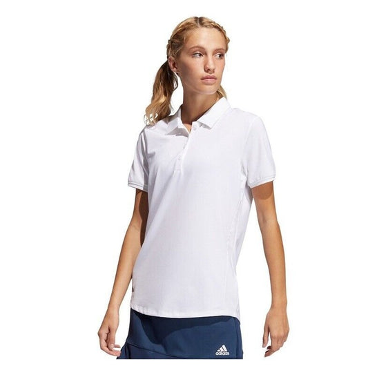 $60 Adidas Women’s Ultimate 365 Solid Golf Polo Shirt- White - Medium-New Tags