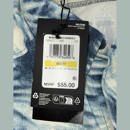 Under Armour Men's Dockside Short Sleeve Novelty Shirt Drift Tide-Blue-Medium