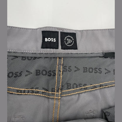 $178 Hugo Boss Delaware Slim Fit 5 Pocket Pants- Dark Grey-Size: 38W 32L-New Tag