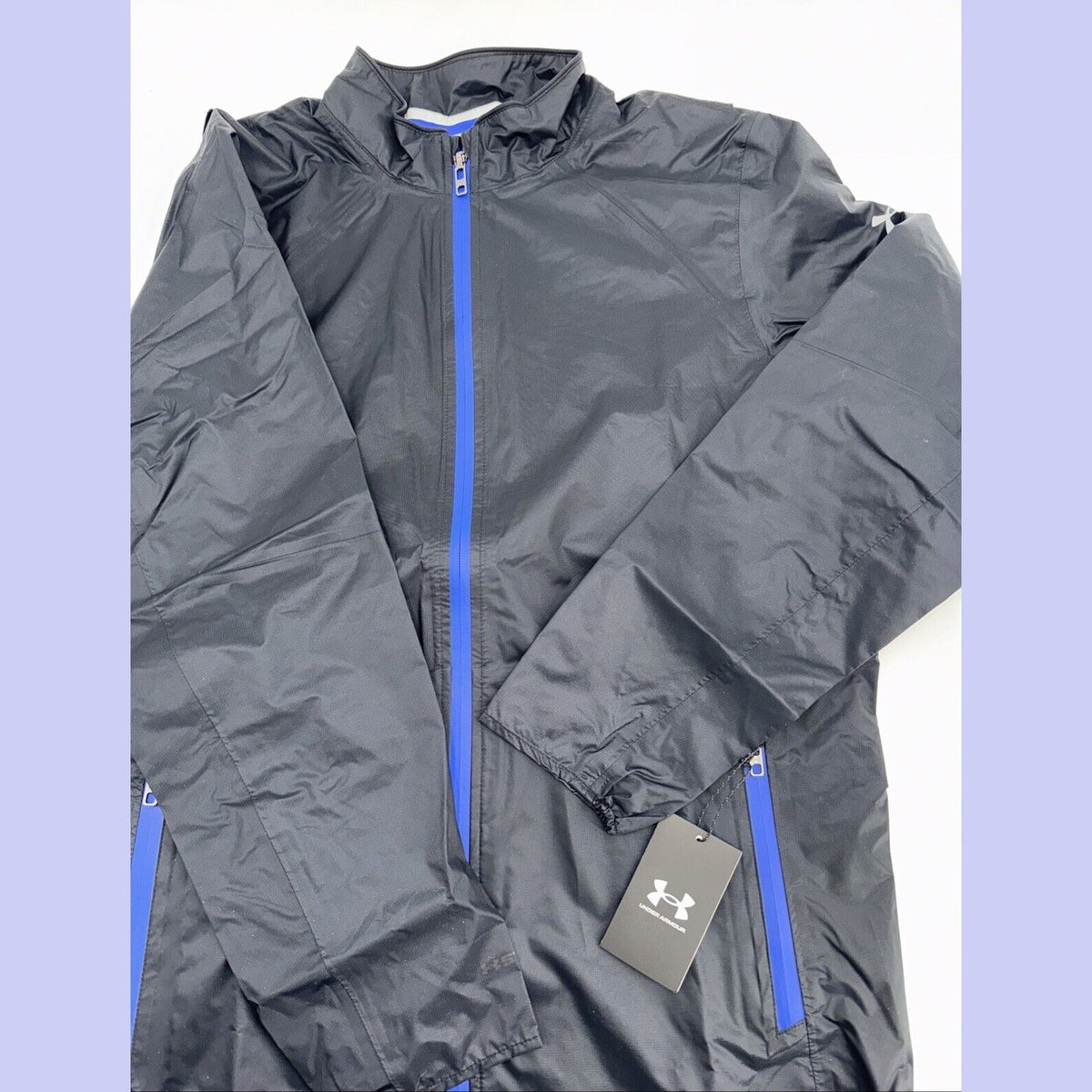$180 Under Armour Men’s Impasse Repel Golf Rain Jacket - Black- Medium - New Tag