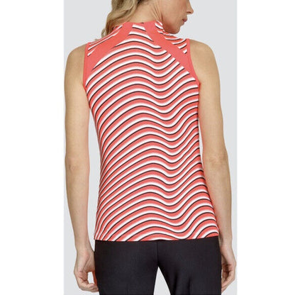 Tail Blooms Funnel Chest Inserts  Zip Mock Golf shirt- In Focus - XL- New$65￼