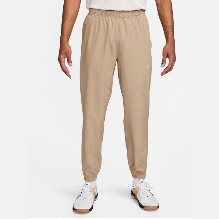 $60 Nike Form Tapered Versatile Pants Lightweight Jogger FB7497-Beige-Medium