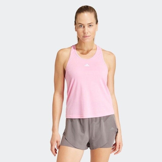 Adidas Women’s Train Essentials Racerback Tank Top - Bliss Pink- Medium - NWT