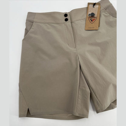 $90 Rossignol Women’s SKPR Hiking/Everyday Shorts-Birch Beige-Medium-New