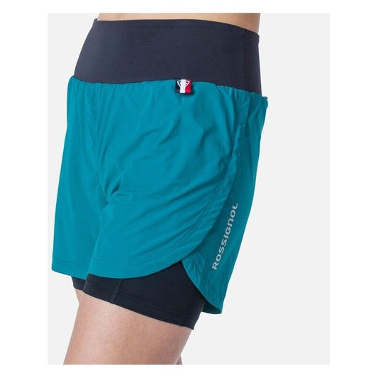 $78 Rossignol Women’s Trail Shorts - Dark Emerald Green/Black- Medium-New Tags