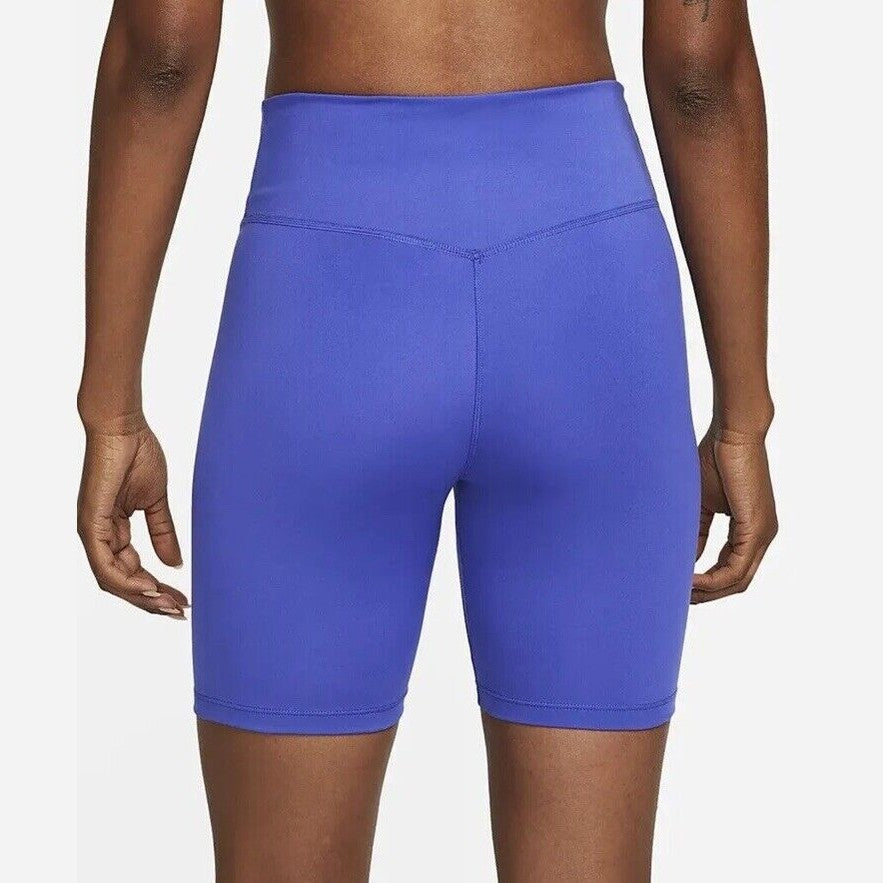 Nike One Womens Midrise Bike Shorts - Purple- XSmall  MSRP $45