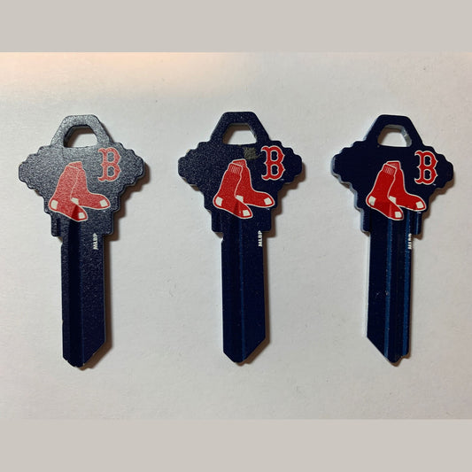 Lot 4 Keys House / Office Blank Keys SC 1 -  3 Boston Red Sox