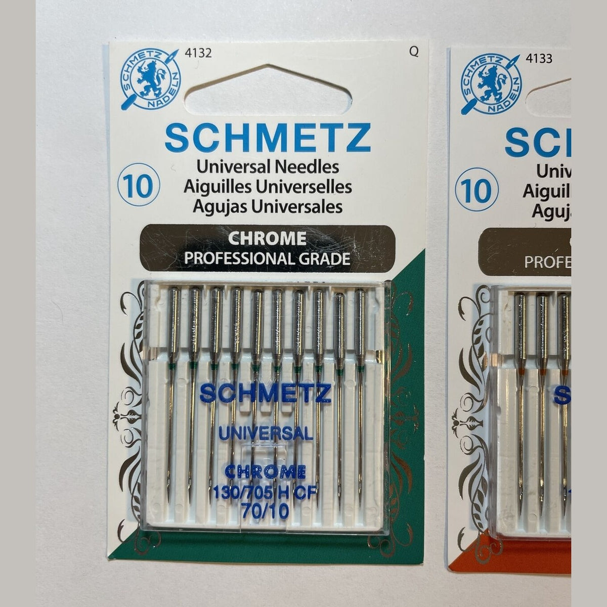 (4) Euro-Notions Schmetz Chrome Universal Machine Needles-Size Combo
