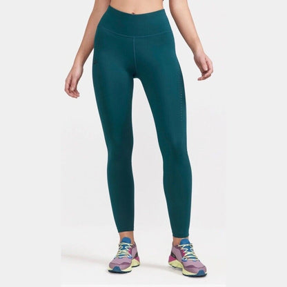$78 Craft Women’s Running ADV Essence Perforate Tights - Opal Green- Medium-New