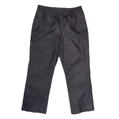 $99 Eddie Bauer Men’s WeatherEdge Packable Waterproof Rain Pants -Black- Large