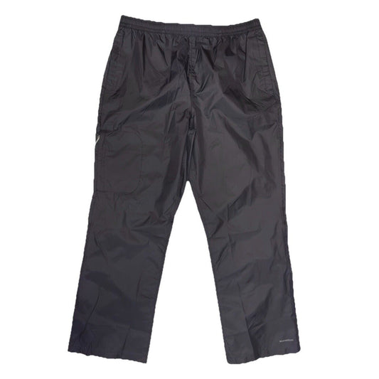$99 Eddie Bauer Men’s WeatherEdge Packable Waterproof Rain Pants -Black- Large