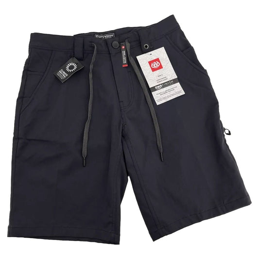 $75 686 Everywhere Hybrid Shorts 11" Chino Shorts-Dark Navy- Size: 30W-New