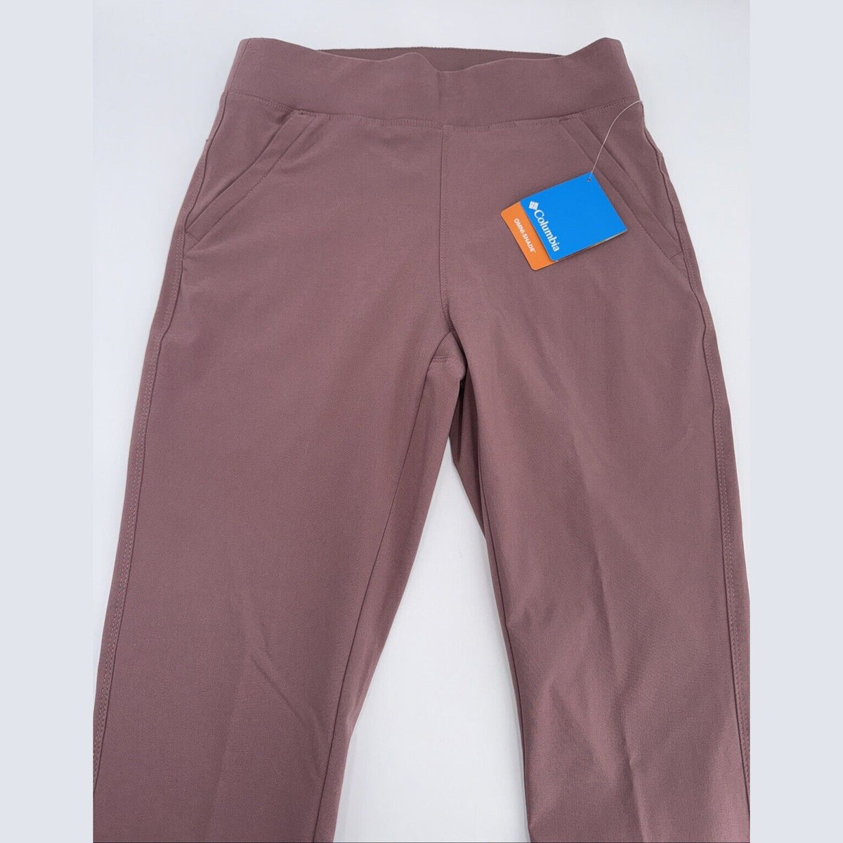 $60 Columbia Women's Anytime Slim Fit Pull-On Pants -UPF 50*- Fig- Medium -New