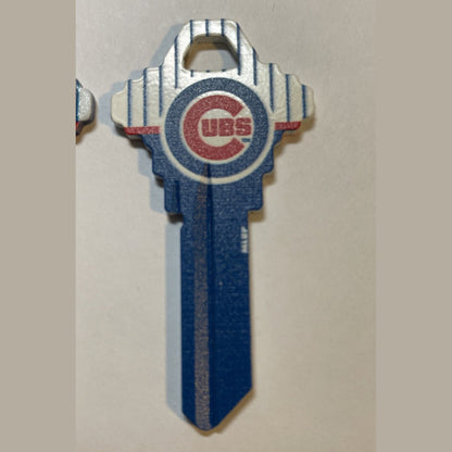 Lot 3 Keys House / Office Blank Keys SC1 -  MLB Chicago Cubs