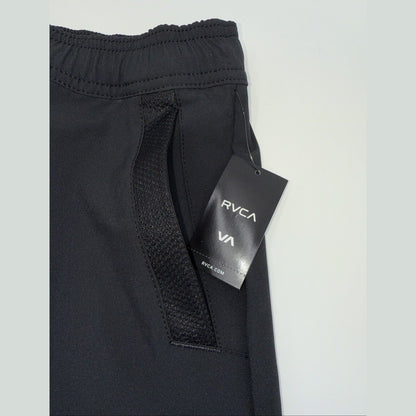 $66 RVCA Men’s Kevin EW Hybrid 17" Athletic Shorts- Black - Small -New Tag