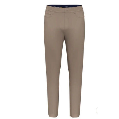 $80 Jack Nicklaus Men’s 5 Pocket Golf Pants Active- Chinchilla-Size: 34W 32L-New