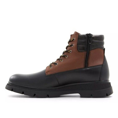 Aldo Men’s Mayfair Lace Boots - Black/Brown- Size: 10M - NEW - Retail $149