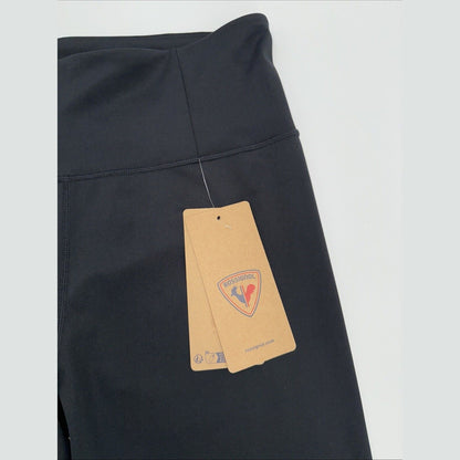 $95 Rossignol Women’s Stretch 3/4 Length Running Tights- Black- Medium- New Tags