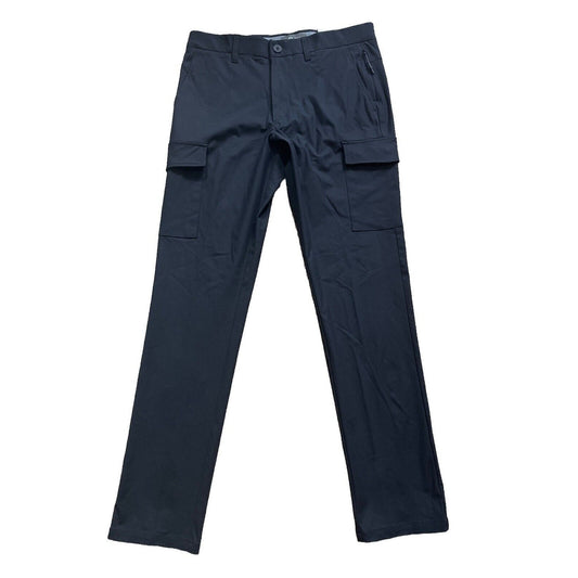 FLX Men’s Premium Slim Cargo Pants- Black- 32W 32L - New Tags