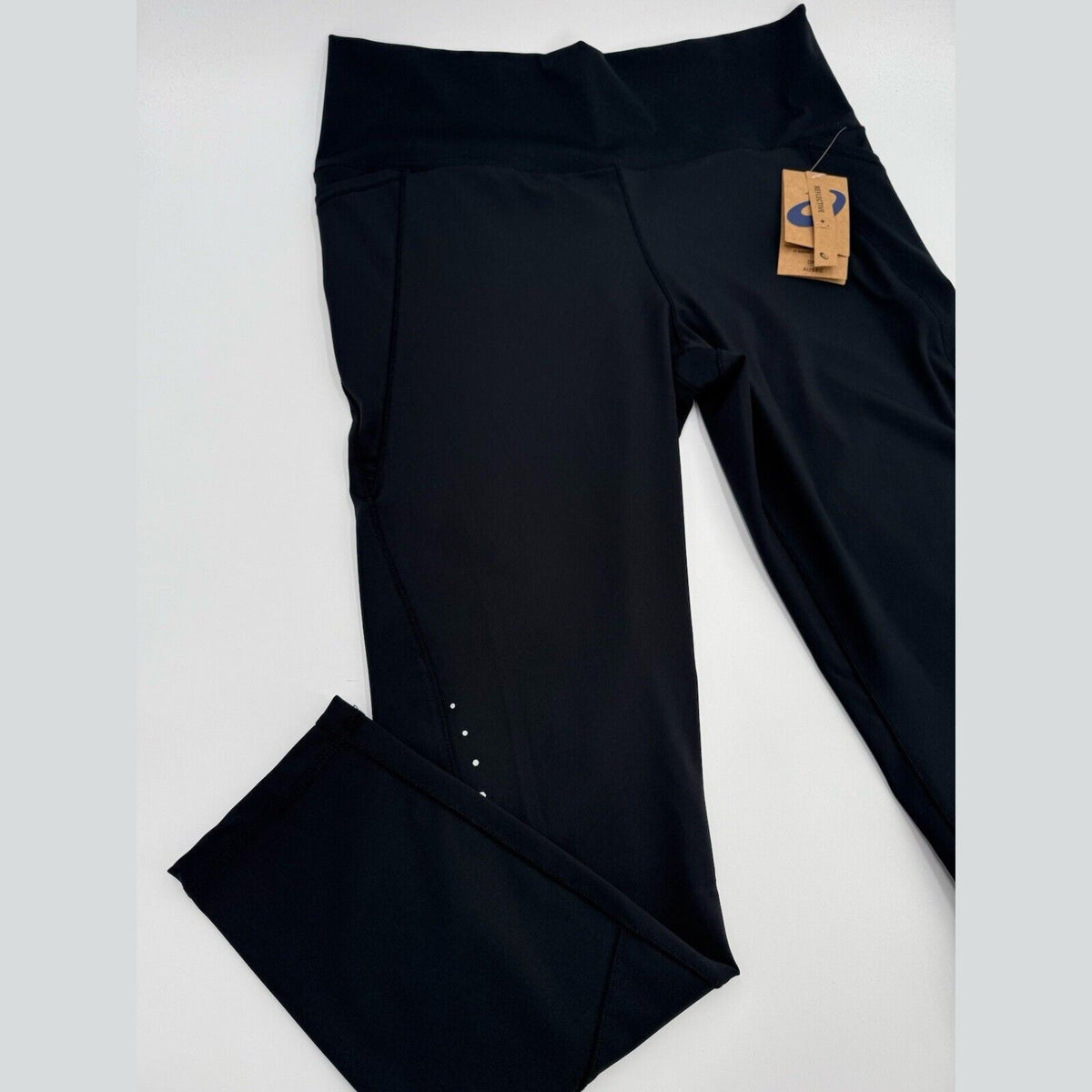 ASICS Women’s Expanse Curved Seam Active Leggings- Black- Large - New Tags