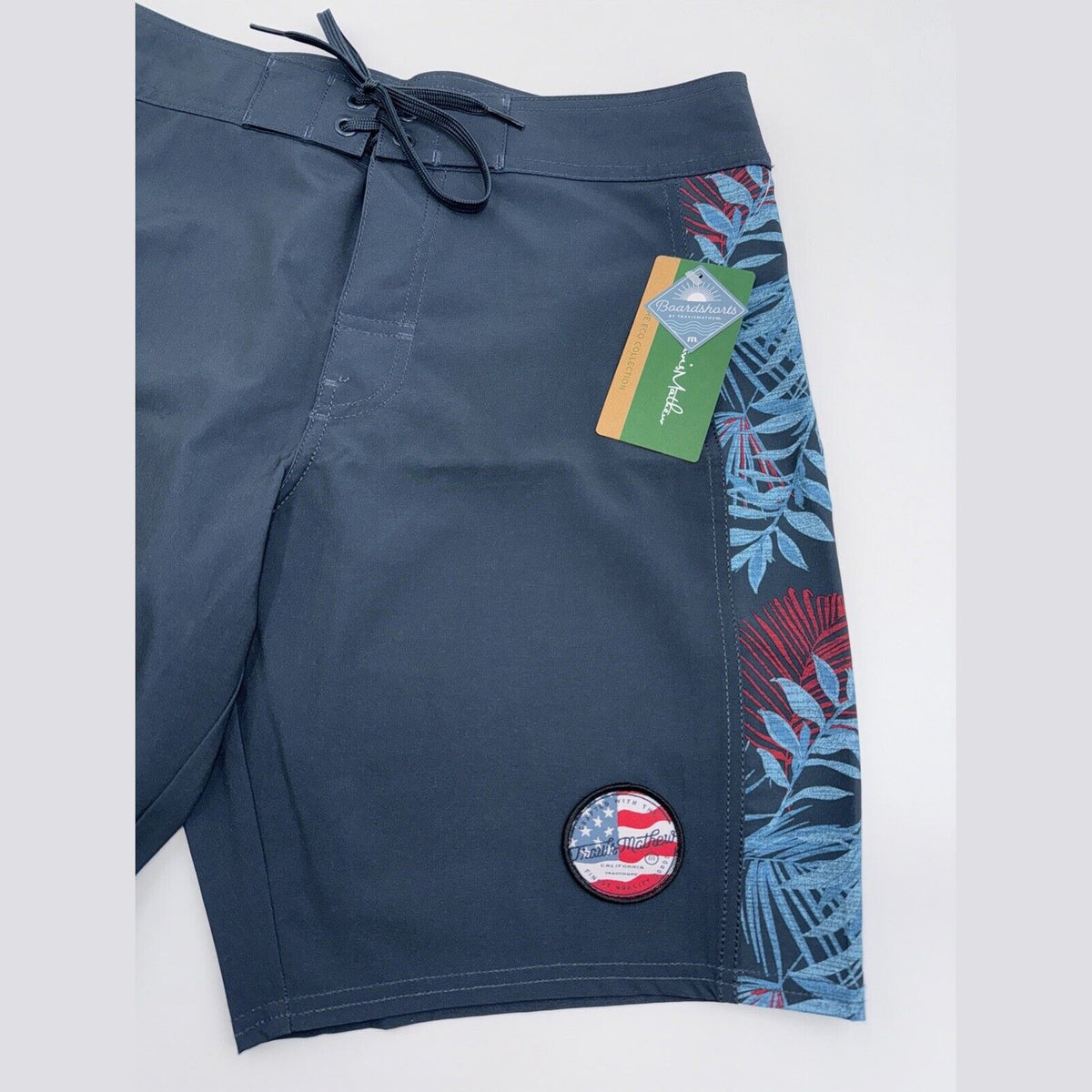 $95 Travis Mathew Men's Dawns Early Light Board Shorts- Blue Nights- Size: 33”