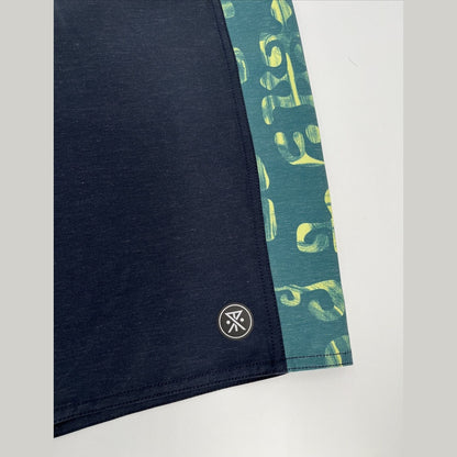$69 Roark Men’s Passage Panel Batik 17” Boardshorts-D.Navy Black -Size: 33W-New