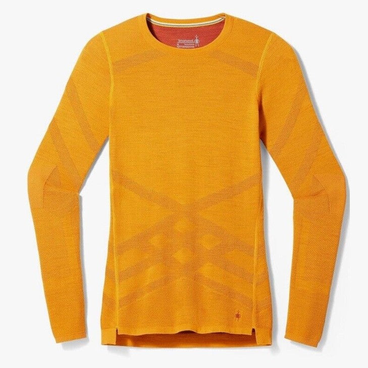 $130 Smartwool Women’s Intraknit Merino Base Layer Crew-Marmalade-Small-New Tag