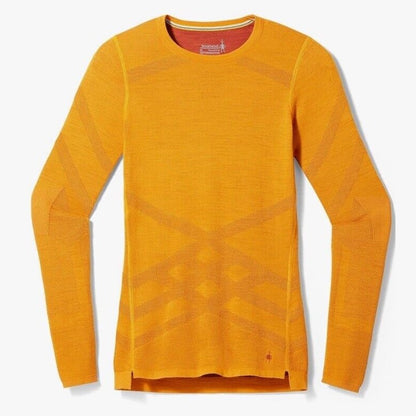$130 Smartwool Women’s Intraknit Merino Base Layer Crew-Marmalade-Small-New Tag