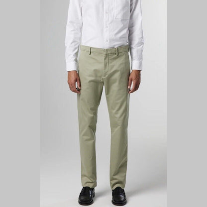 $230 No Nationality NNo7 Men’s Theo Regular Fit Organic Cotton Oil Green 29Wx32L