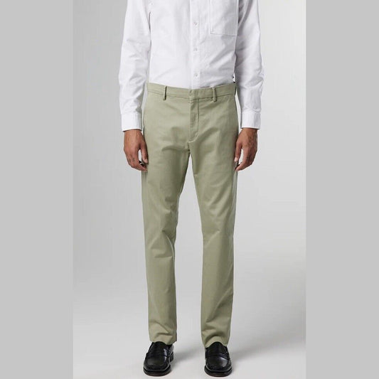 $230 No Nationality NNo7 Men’s Theo Regular Fit Organic Cotton Oil Green 29Wx32L