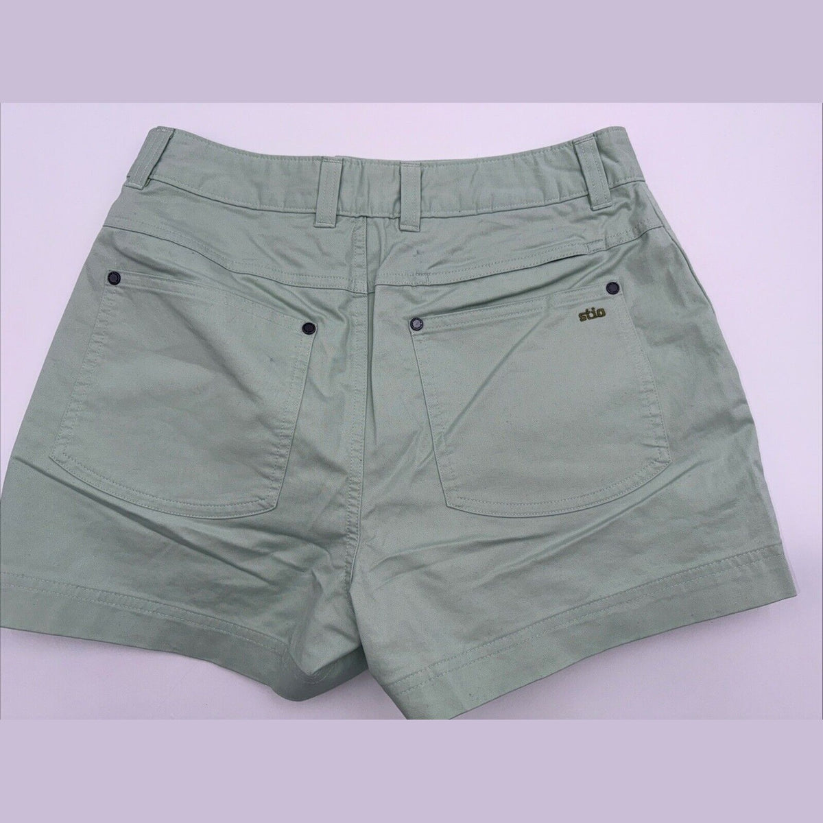 $85 Stio Women's Rivet Twill shorts - Fresh Lichen Green- Size: 6 (29”W) - New
