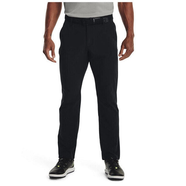 $70 Under Armour Men’s Wicking Golf Straight Flat Front Pants-Black-Size:34W 30L