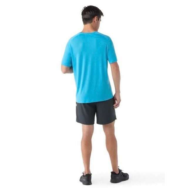 $60 Smartwool Men’s Active Ultralite Short Sleeve Shirt- Iceberg Blue-Medium-New