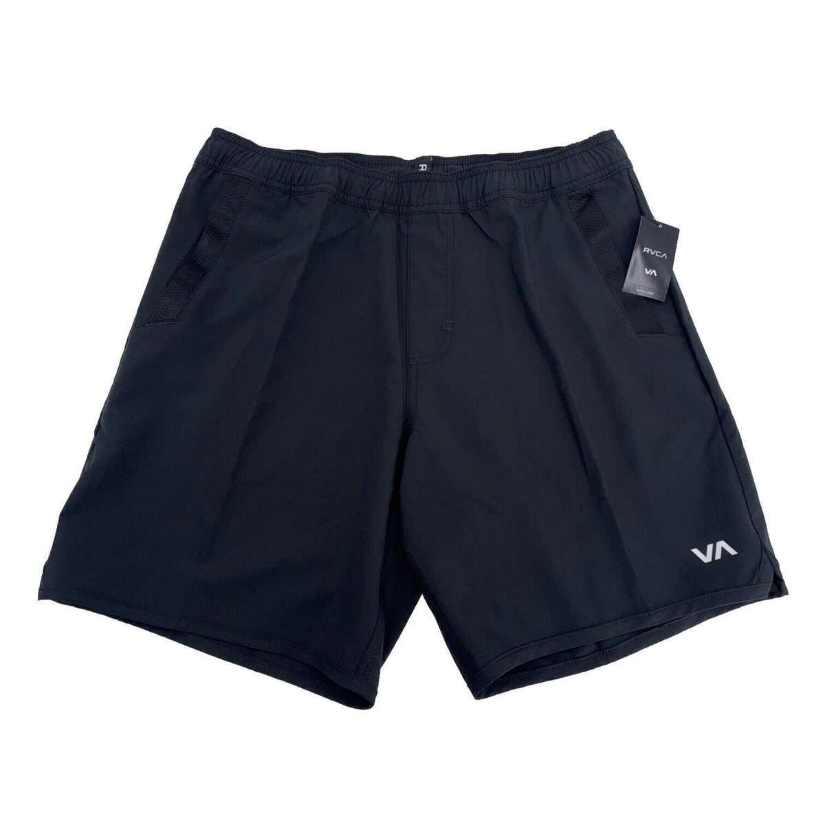 $66 RVCA Men’s Kevin EW Hybrid 17" Athletic Shorts- Black - Small -New Tag