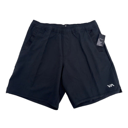 $66 RVCA Men’s Kevin EW Hybrid 17" Athletic Shorts- Black - Small -New Tag