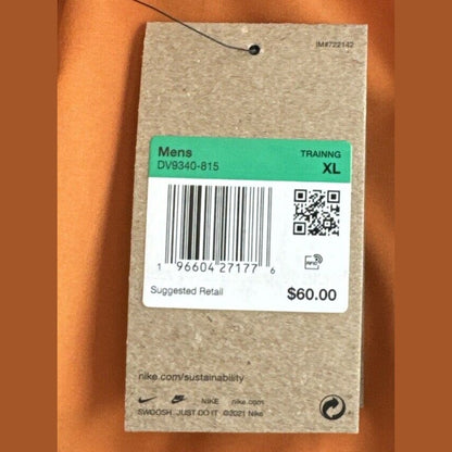 Nike Men’s Versatile Shorts 7”- Monarch/Black- XLarge - NWT - MSRP $60