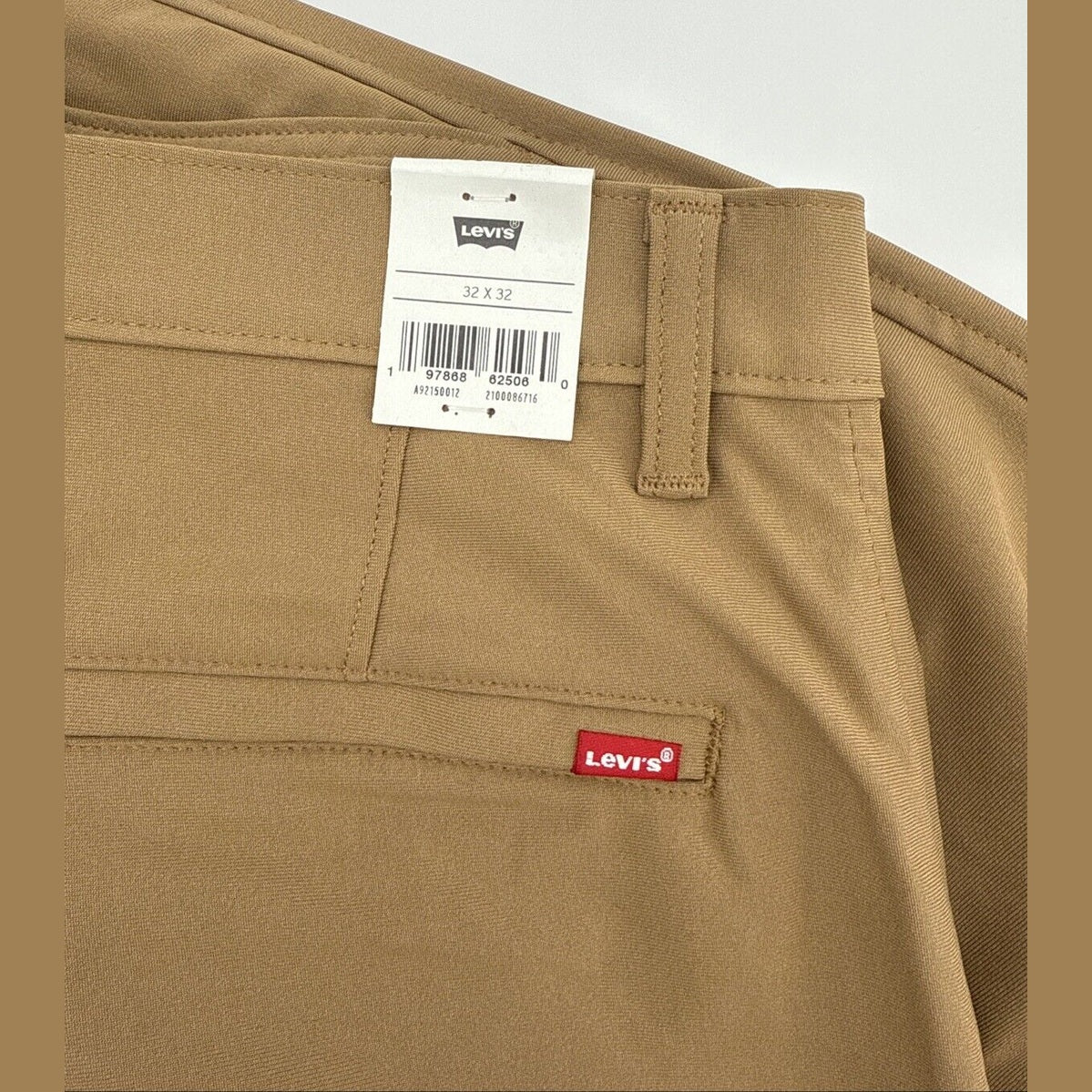 $69 Levi’s XX Chino Standard Tech Men’s Pants- Brown Walnut- 32W x 32L- New Tags