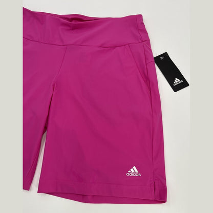 $60 Adidas Women's Bermuda Micro Shorts ADVW0084- Lucid Fuchsia- Small - New