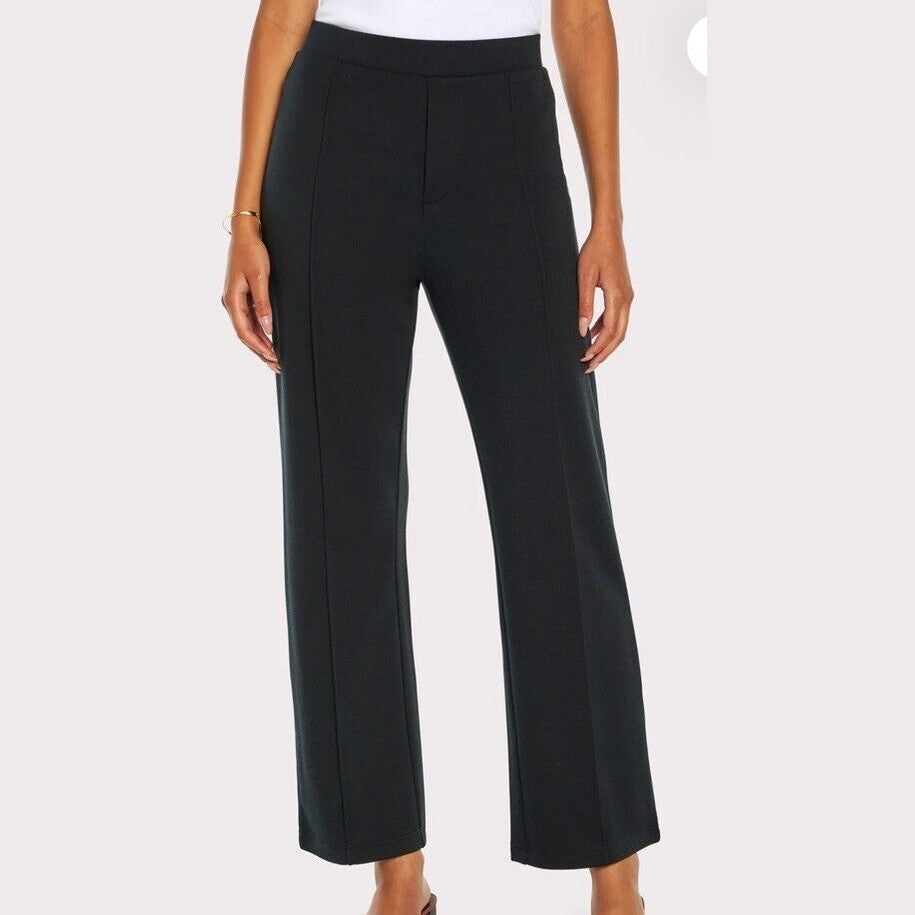 $89 Three Dots Women’s Isabella Flare Pants- Black - Medium- New Tags