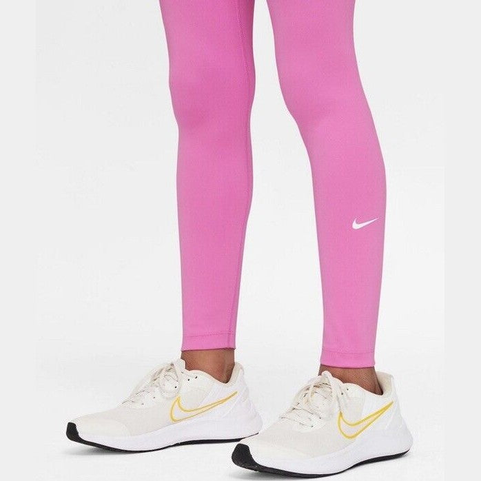 New Nike Girls' 7-16 Dri-FIT One-Rise Leggings - FD2955 - Size XL- NWT $40