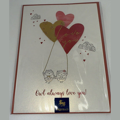 Lot Of 2 Niquea.D Dimensional Valentine's Day Greeting Cards- Upscaled Quality!