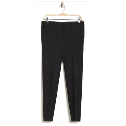 AMANDA AND CHELSEA Lily Modern Fit Grid Ankle Pants-Black/White -Size: 4 -$110