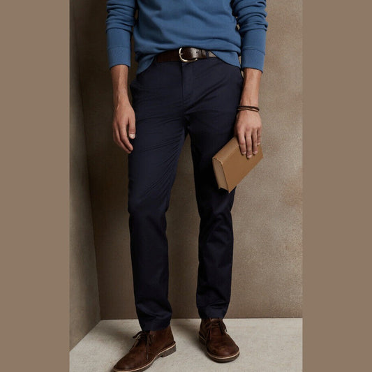 Banana Republic Factory Core Temp Mens Chino -Navy- 31W 30L -New Tag $120
