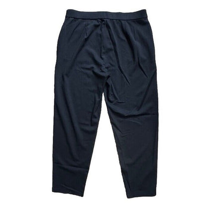 $198 Eileen Fisher Women’s Slouchy Ankle Pants- Black- Medium - New