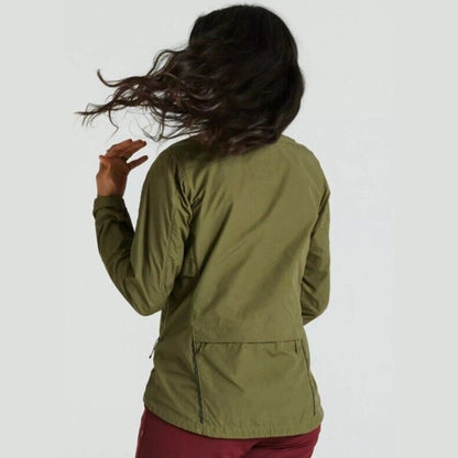$180 Fjallraven Women's Rider’s Wind Jacket- Olive Khaki- Medium- New Tag