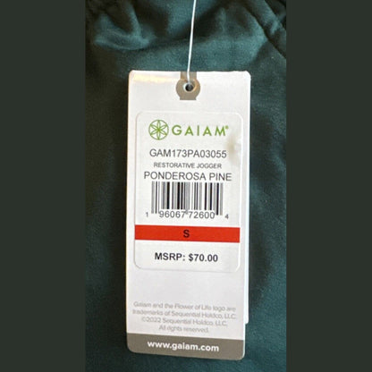 $70 Gaiam Men’s Restorative Slim Fit Jogger - Ponderosa Pine- Small