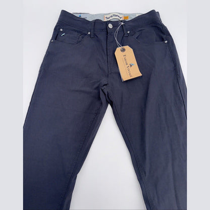 $108 Tailor Vintage Men's Canaan Performance Tech Pants Slim Fit-Coal-30W 32L