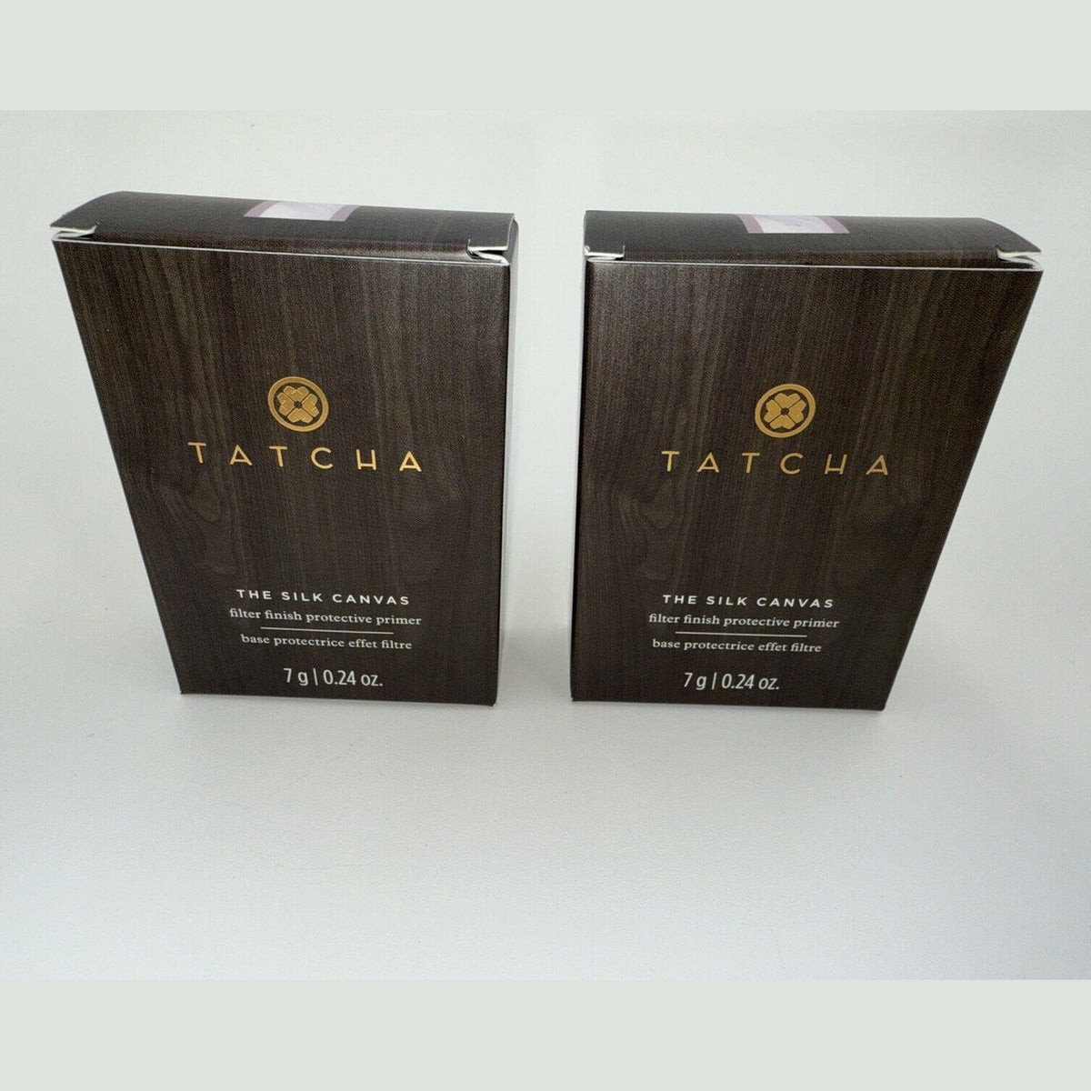 Lot Of 2 Tatcha Silk Canvas Protective Primer Filter Finish  7g 0.24oz New Box